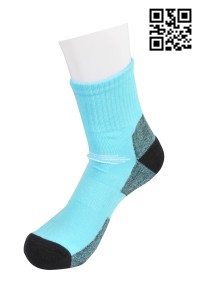 SOC007 中筒透氣棉襪 定製 褲襪英文 清新方塊撞色圖案棉襪 襪子選擇 襪子生產廠家